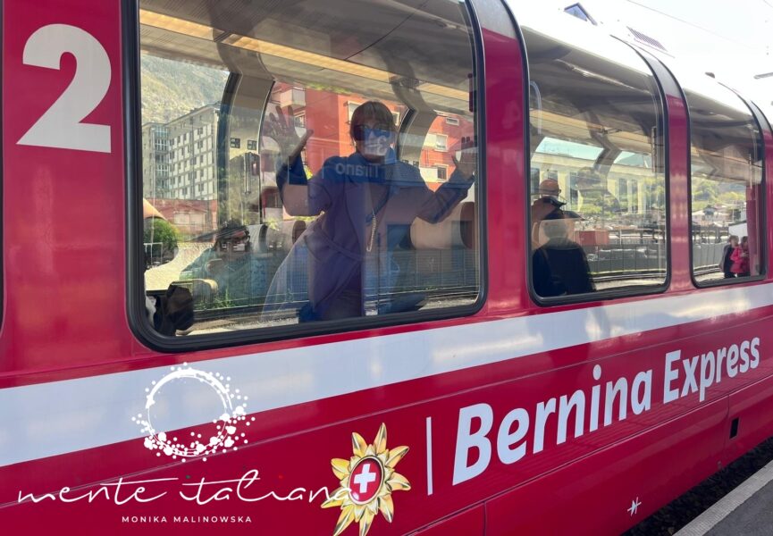 Koleją Retycką z Tirano do Sankt Moritz